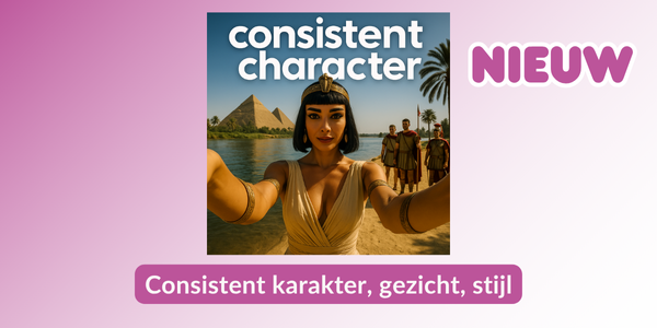 Consistent karakter met AI