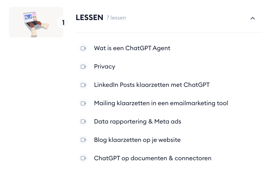 Lessen ChatGPT Agentmodus