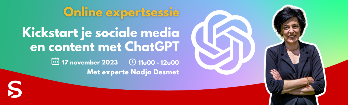 Sociale media ChatGPT banner