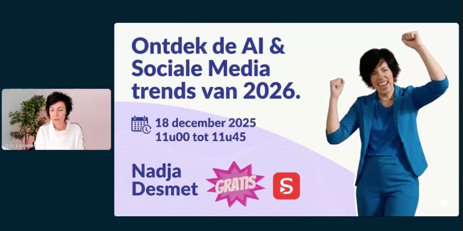 Visual sessie opname Trends 2026