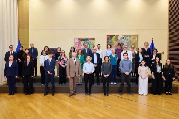 Ursula von der Leyen met het Special Panel on Child Safety Online van de Europese Commissie
