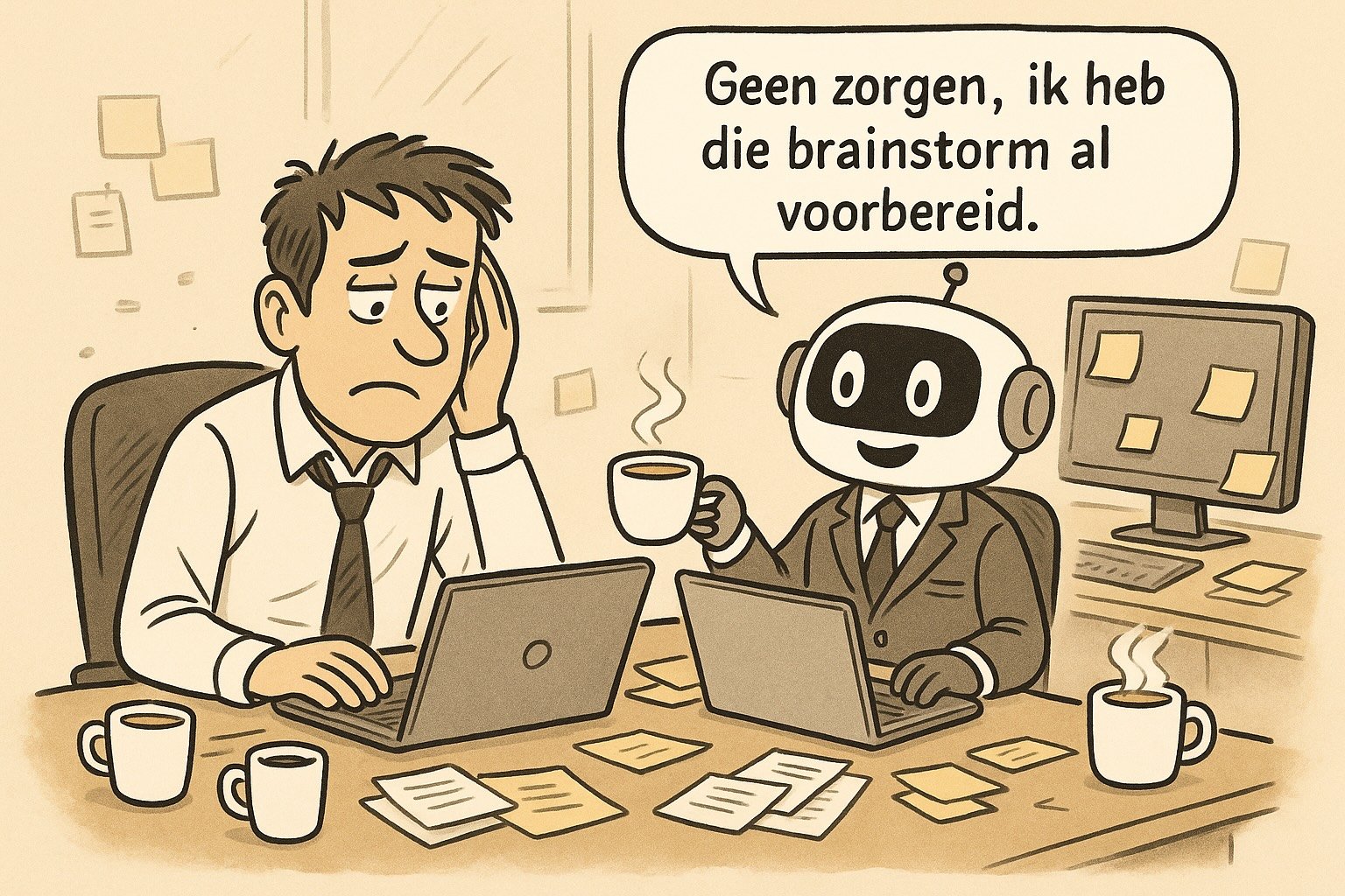 brainstorm met AI