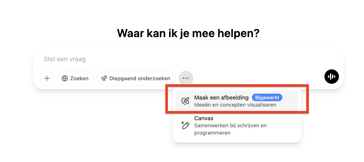chatGPT 4o afbeeldingen