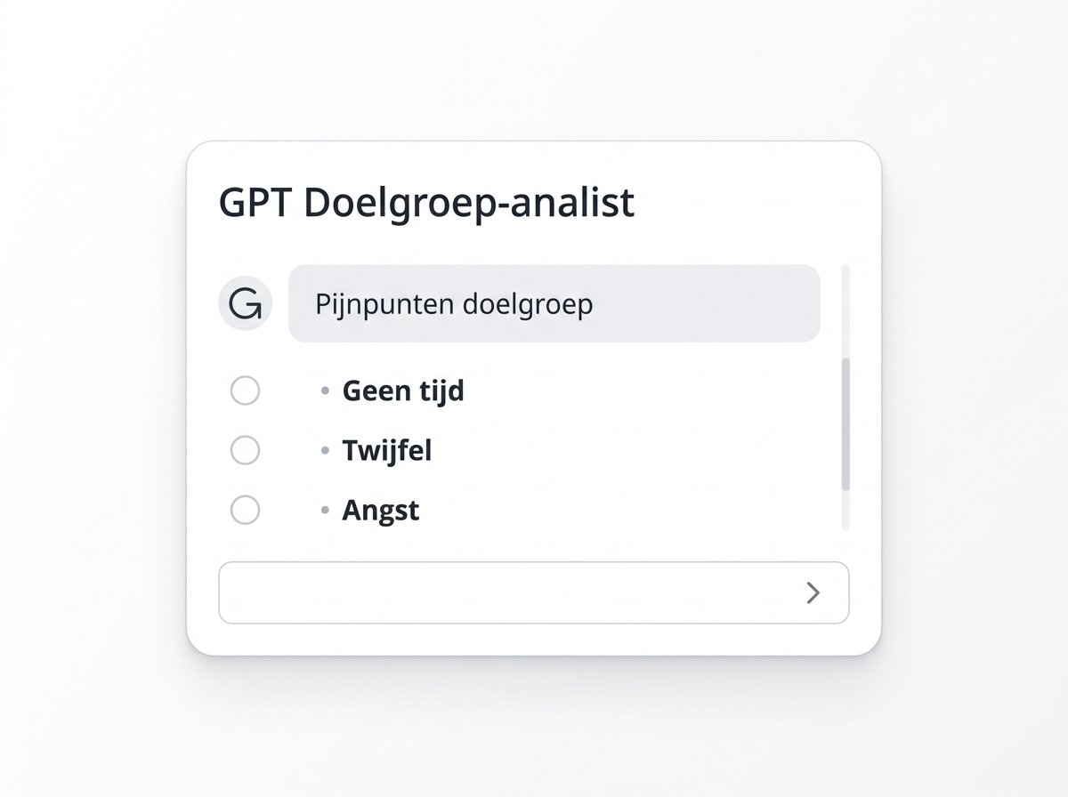 gpt2-doelgroep-analist