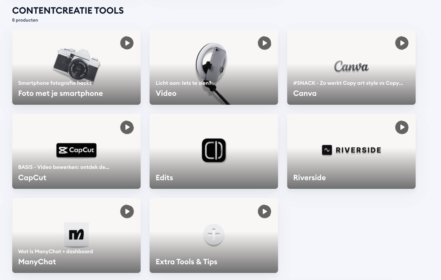 Foto en video met de smartphone, Canva, Capcut, Edits opleiding