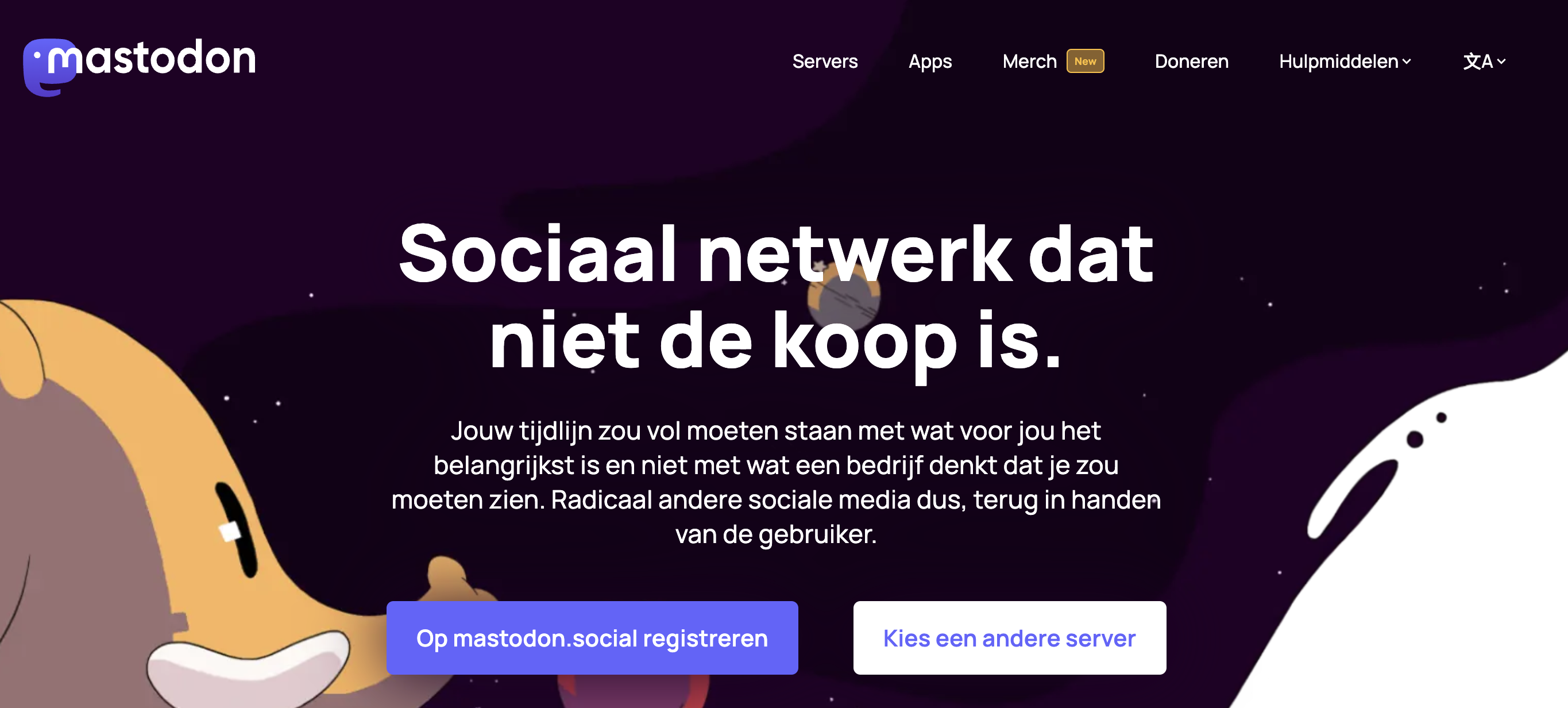 Mastodon sociale media