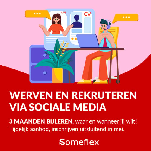 werven en rekruteren via sociale media