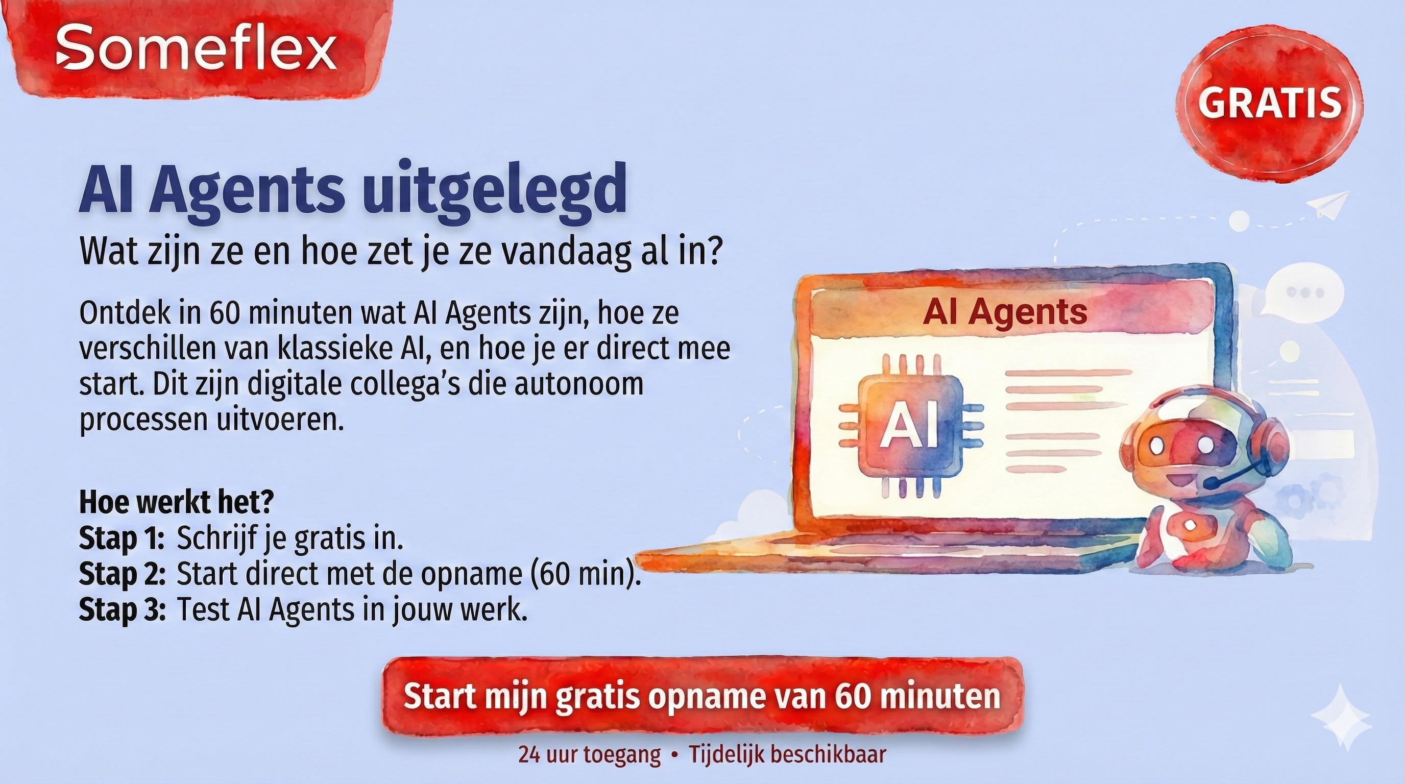 AI Agents uitgelegd rechthoek opname opleiding