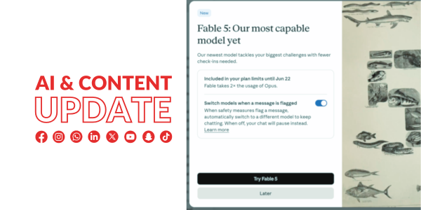 Anthropic rolt Fable 5 uit, OpenAI wil een superapp en Instagram laat iedereen grid herschikken