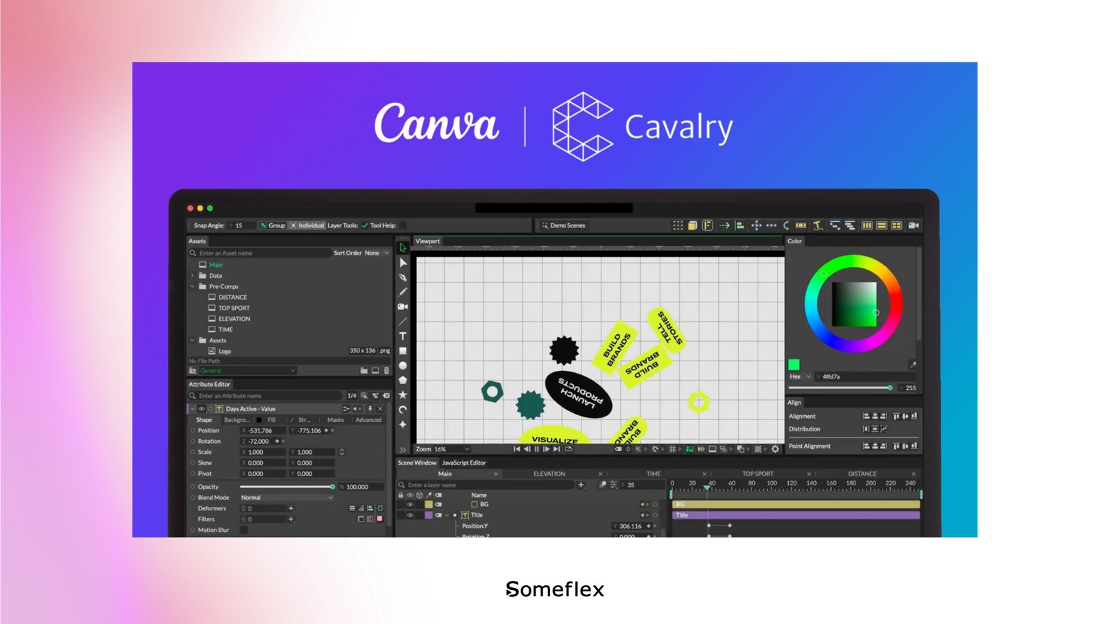 Cavalry, de professionele 2D-animatietool die nu gratis aan Canva gekoppeld is