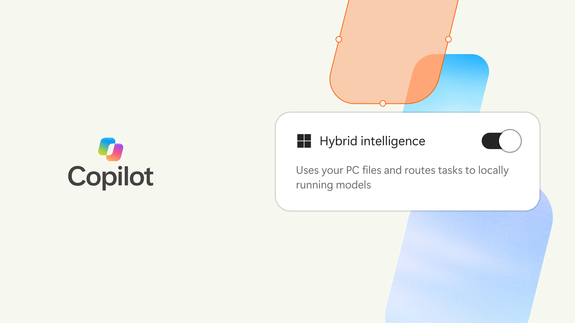 Copilot met Hybrid Intelligence in Windows