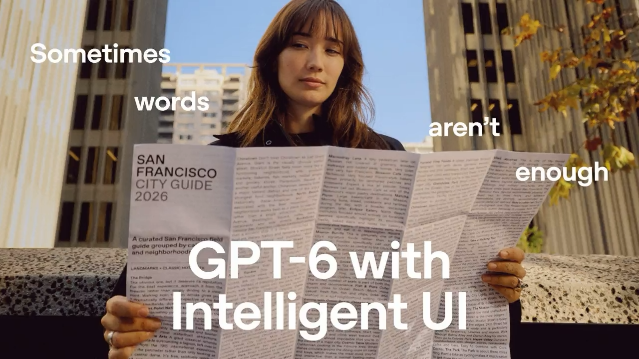 GPT-6 met Intelligent UI in ChatGPT, officieel beeld van OpenAI