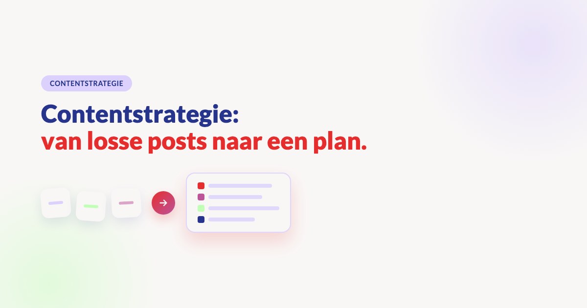Contentstrategie maken: van losse posts naar een plan