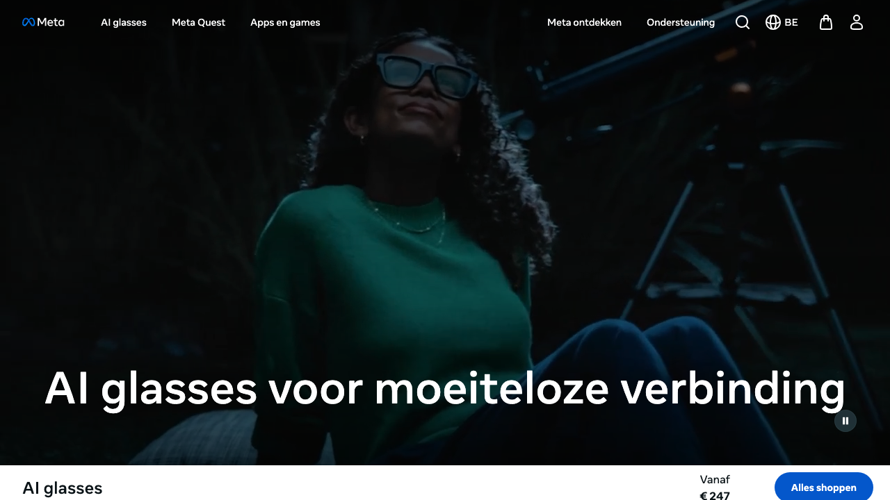 Meta AI glasses (Ray-Ban Meta), officiële productpagina
