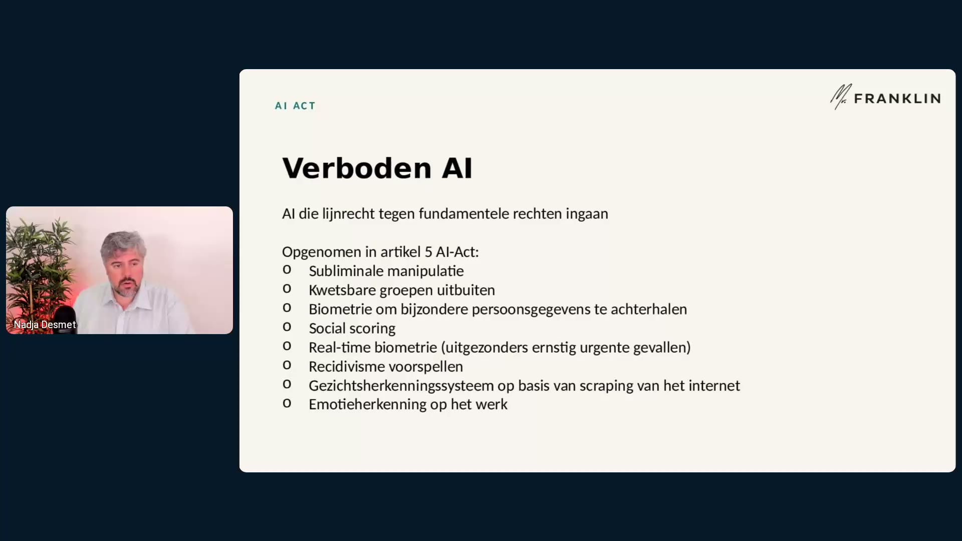 Verboden AI-toepassingen onder artikel 5 van de AI Act: volledige lijst